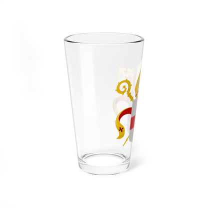 Wapen van Bisdom Haarlem (Netherlands) (Coat of Arms) Pint Glass 16oz