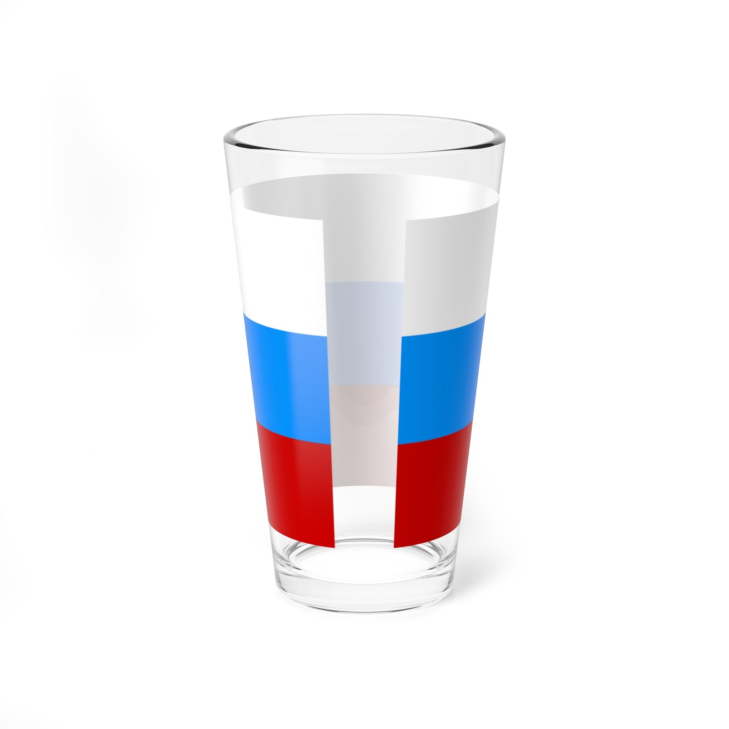 Flag of Russia Soviet Colors (Russia) Pint Glass 16oz