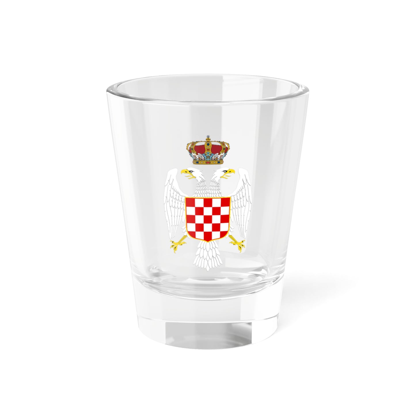 Greater coat of arms of the Banate of Croatia - Shot Glass 1.5oz