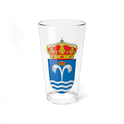 Escudo de Arnedillo-La Rioja (Spain) (Coat of Arms) Pint Glass 16oz