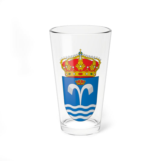 Escudo de Arnedillo-La Rioja (Spain) (Coat of Arms) Pint Glass 16oz