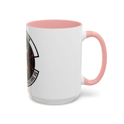 690 Cyberspace Operations Squadron AFSPC (U.S. Air Force) Accent Coffee Mug