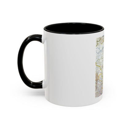 South America - Eastern (1962) (Map) Accent Coffee Mug