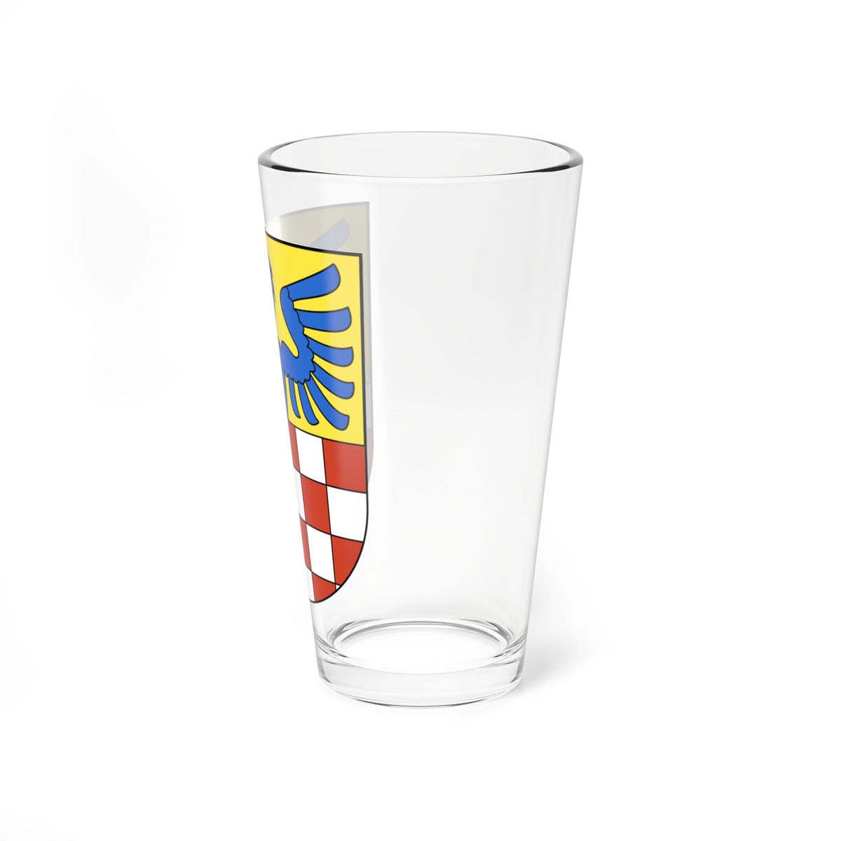 Hettlingen-blazon (Switzerland) (Coat of Arms) Pint Glass 16oz