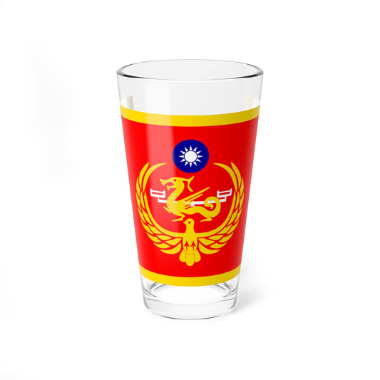 Flag of the Minister of Coast Guard of the Republic of China (China) Pint Glass 16oz