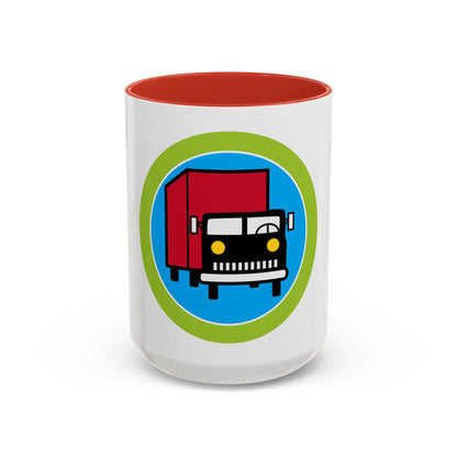 Truck Transportation (Boy Scout Merit Badge) Accent Coffee Mug