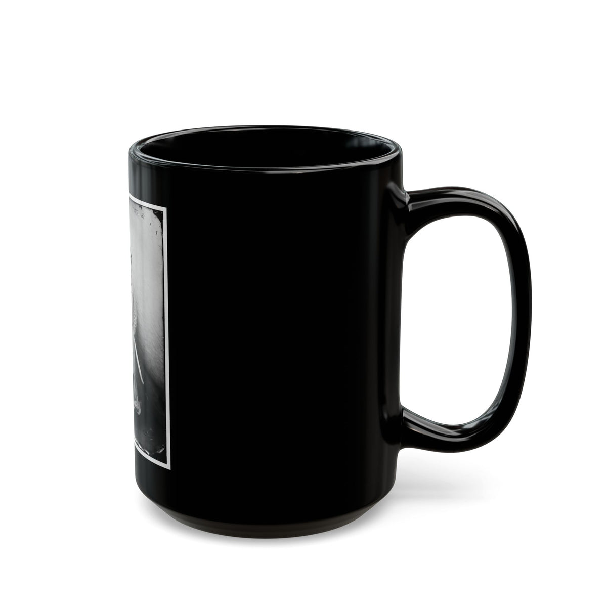 Washington Navy Yard, D.C. Lewis Payne, The Conspirator Who Attacked Secretary Seward, Standing In Overcoat And Hat (U.S. Civil War) Black Coffee Mug