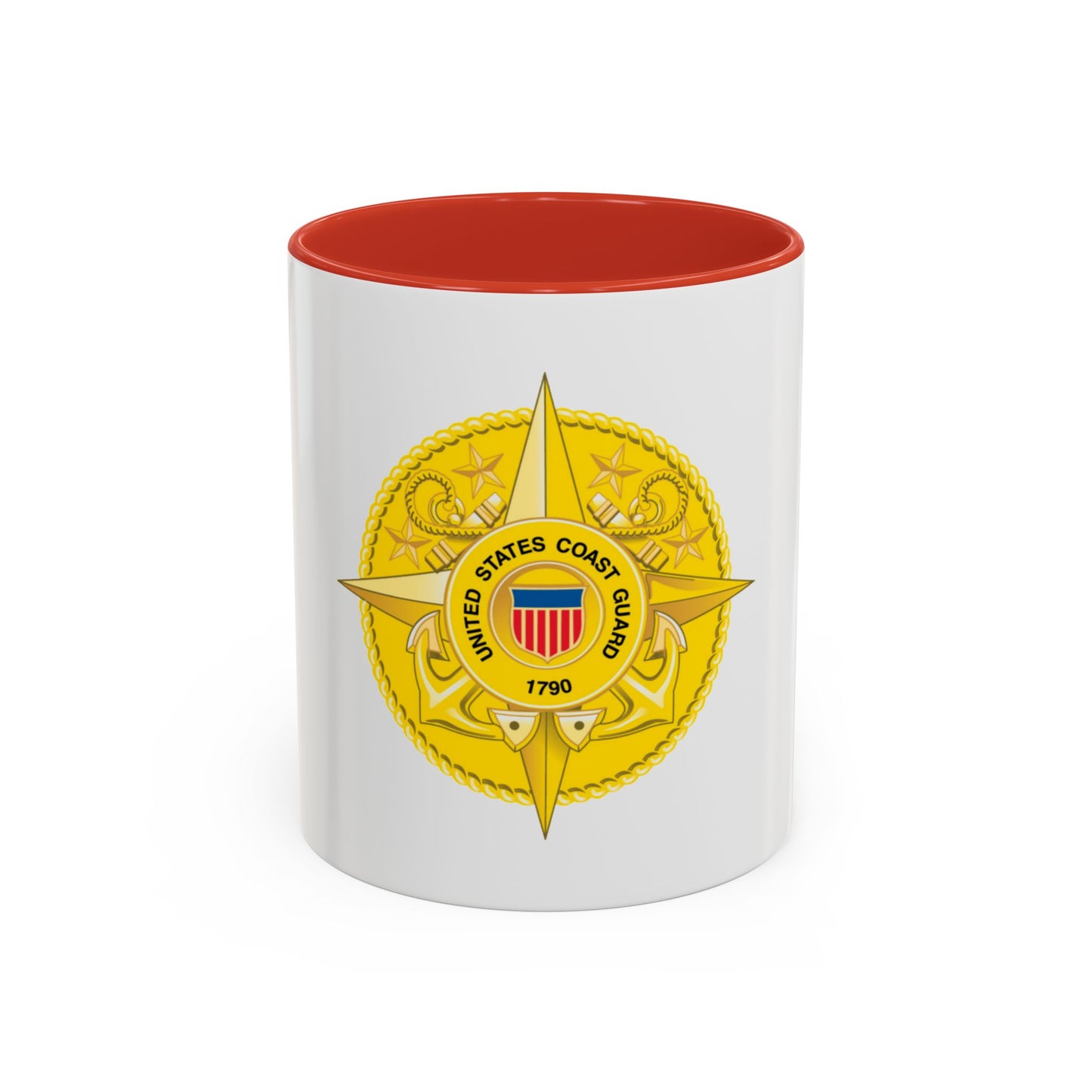 Commandant Staff (U.S. Coast Guard) Accent Coffee Mug