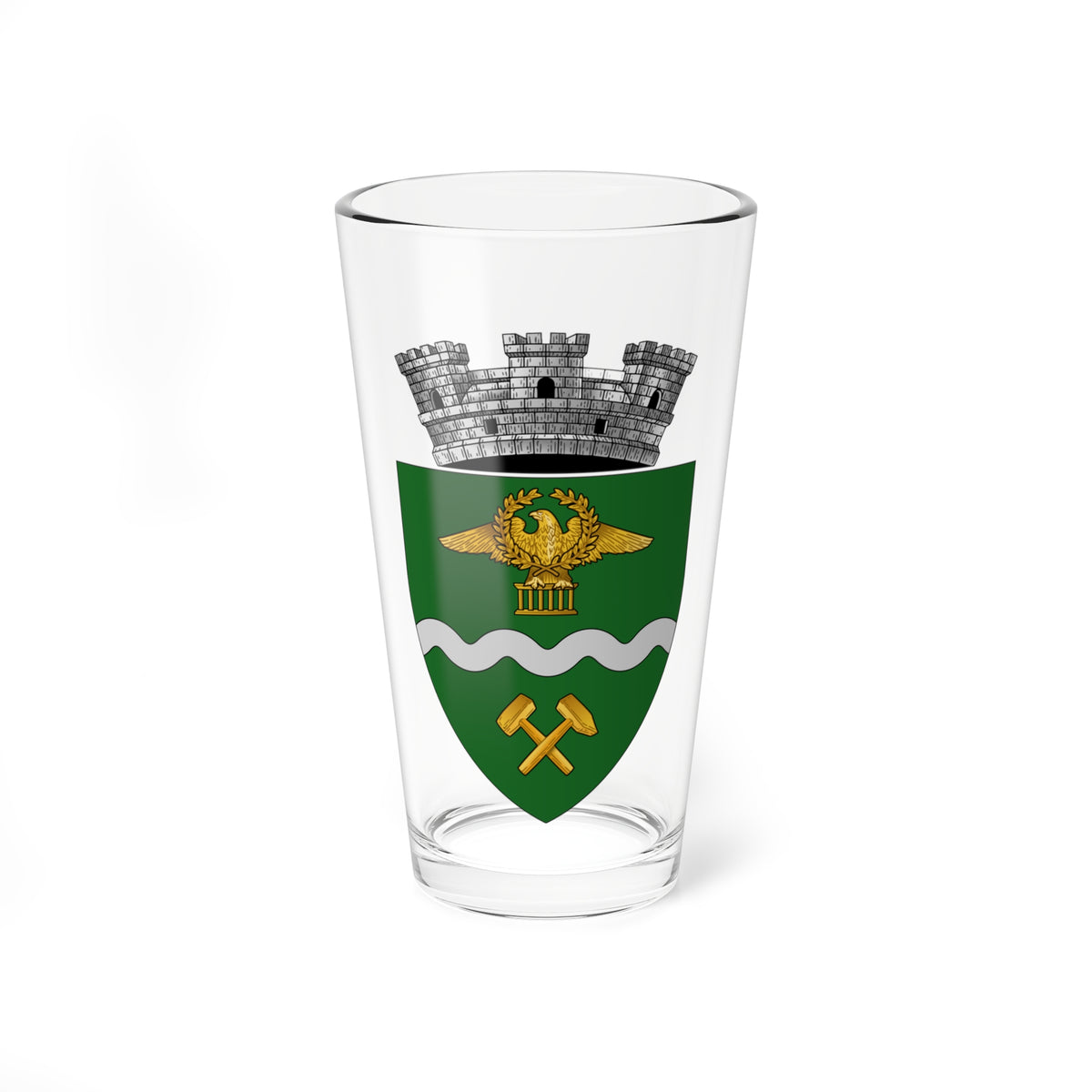 ROU AB Zlatna CoA (Oman) (Coat of Arms) Pint Glass 16oz