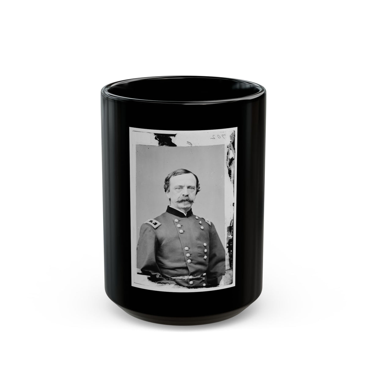 Portrait Of Maj. Gen. Daniel E. Sickles, Officer Of The Federal Army (U.S. Civil War) Black Coffee Mug