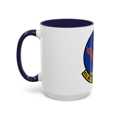 43 Air Mobility Squadron AMC (U.S. Air Force) Accent Coffee Mug