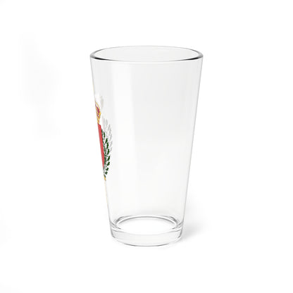 Försvarets sjukvårdshögskola vapen (Sweden) (Coat of Arms) Pint Glass 16oz