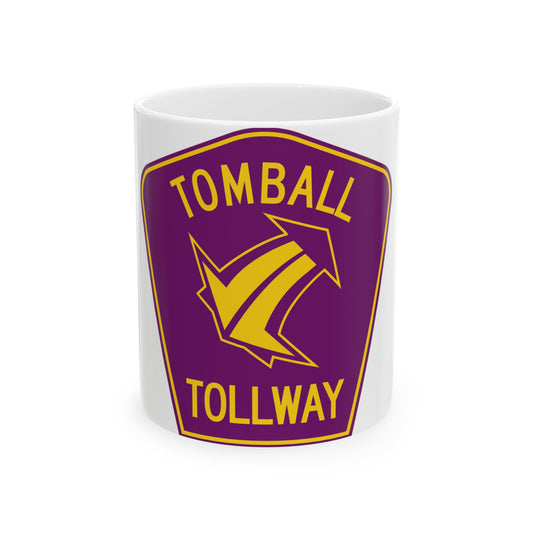 Tomball Tollway (Texas) (Road Sign) White Coffee Mug