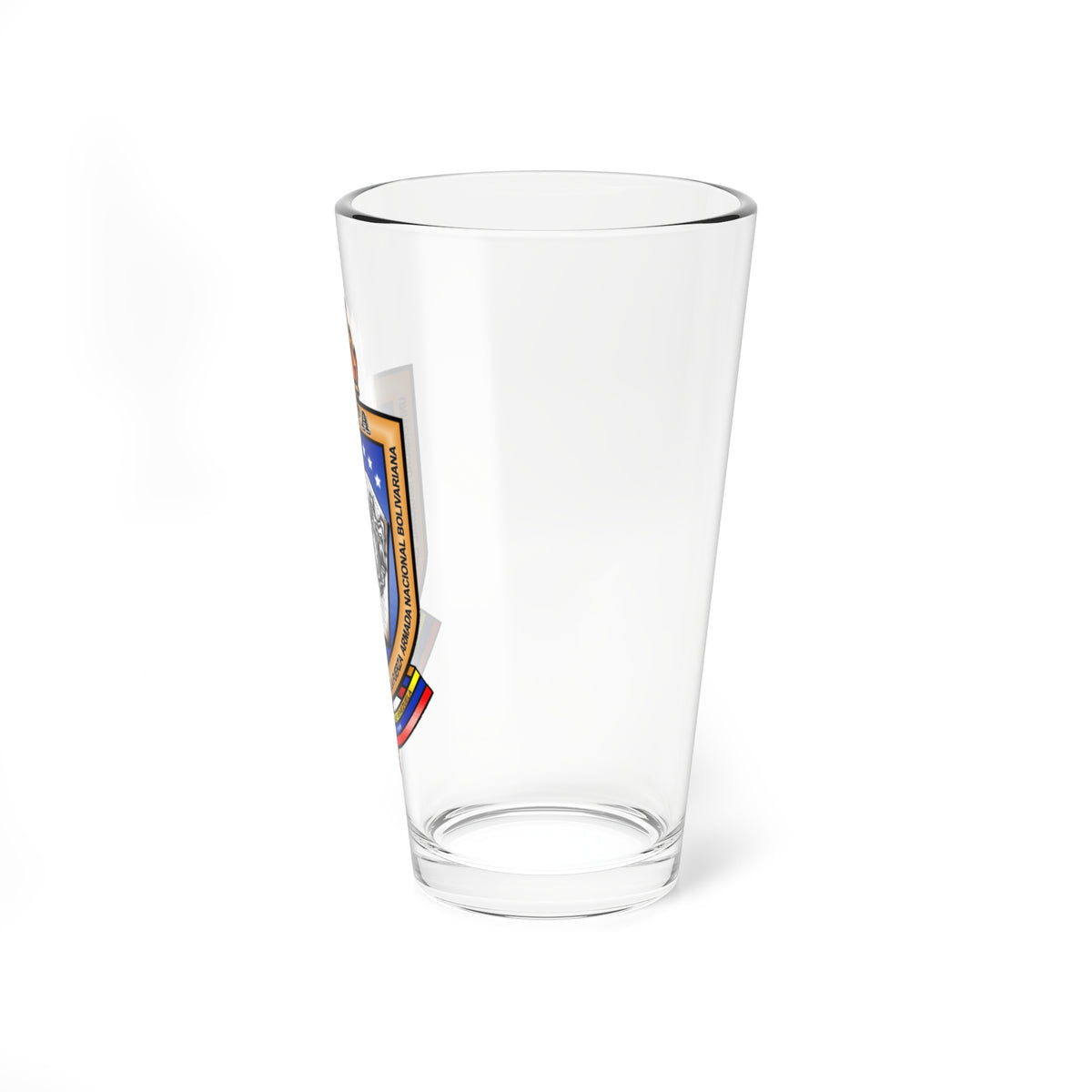 Nuevo Escudo de la UNEFA Desde 1999 (Venezuela) (Coat of Arms) Pint Glass 16oz