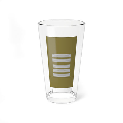 France Army OF 5 cavalry Sleeve WW2 (Military Rank) Pint Glass 16oz