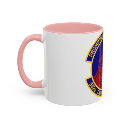 502d Comptroller Squadron (U.S. Air Force) Accent Coffee Mug