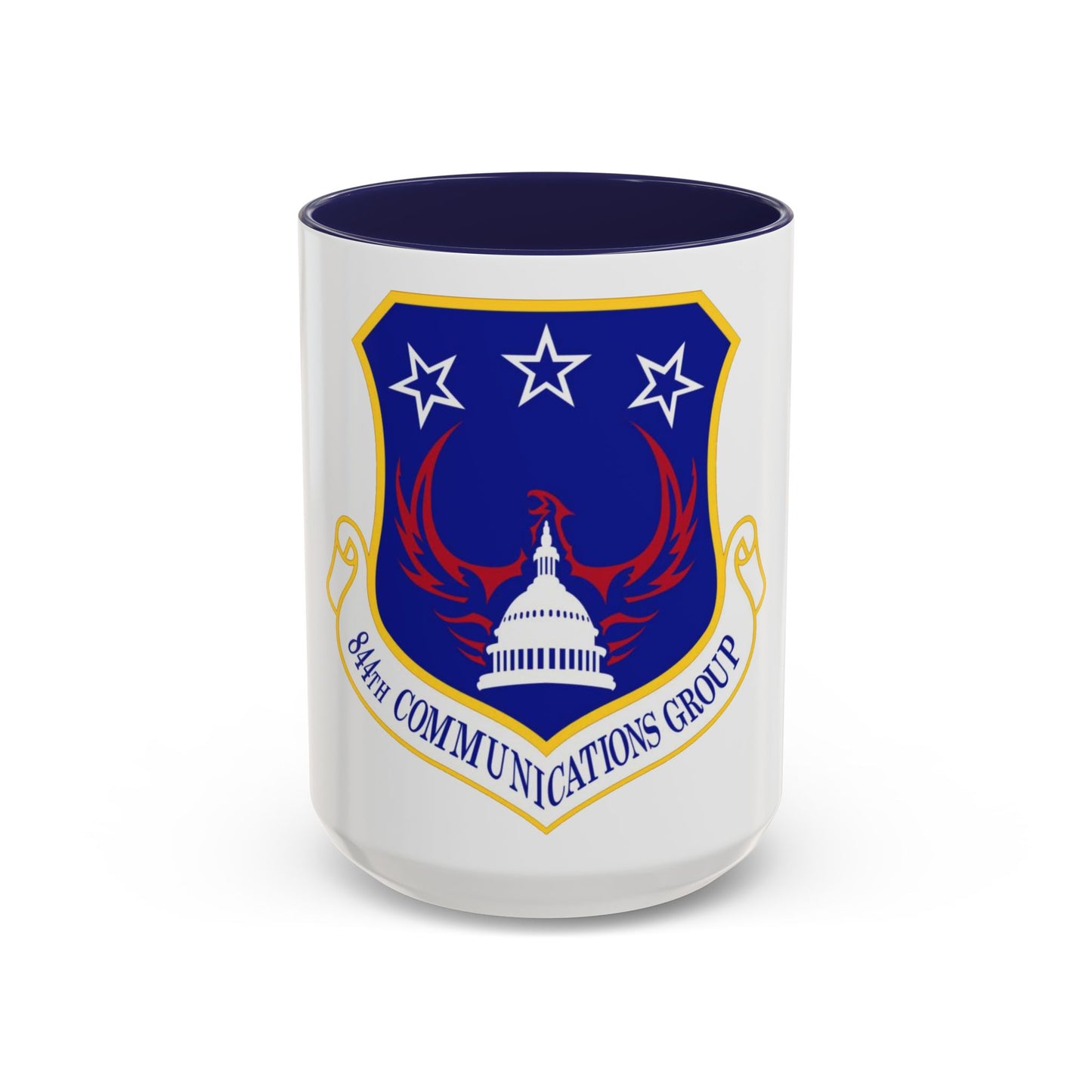 844th Communications Group (U.S. Air Force) Accent Coffee Mug