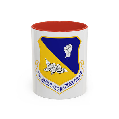 27 Special Operations Group AFSOC (U.S. Air Force) Accent Coffee Mug