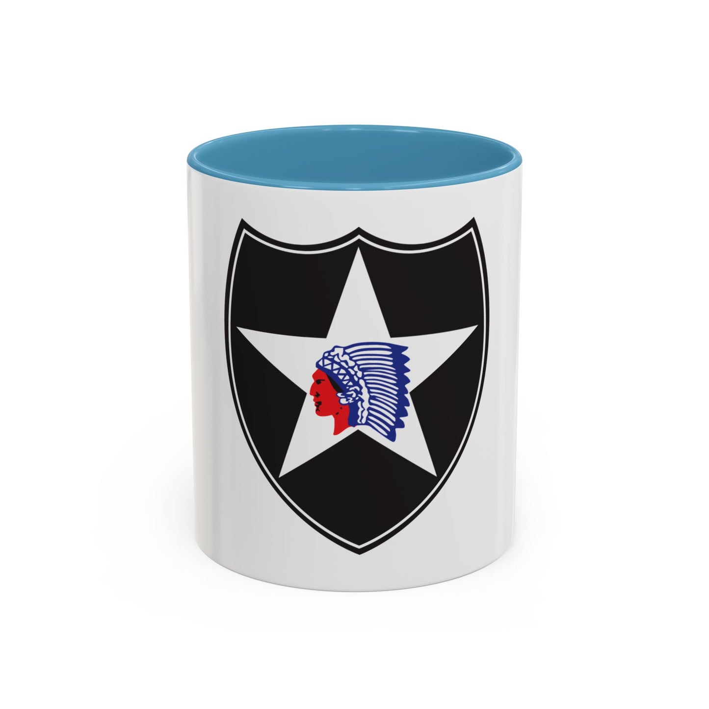 2nd Infantry Division (U.S. Army) Accent Coffee Mug