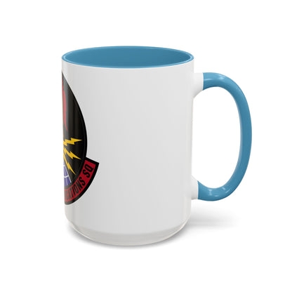 618 Air Communications Squadron AMC (U.S. Air Force) Accent Coffee Mug