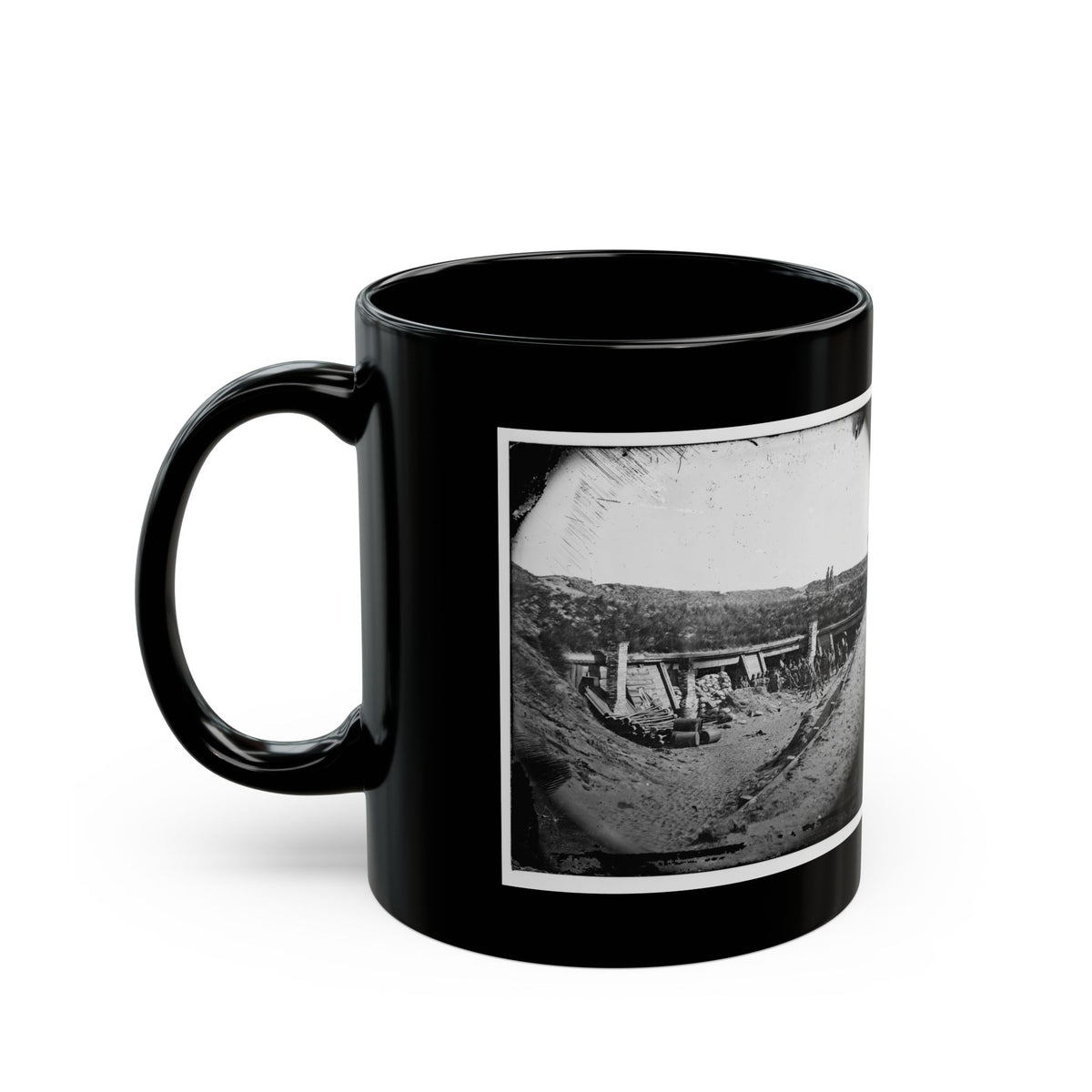 Fort Fisher, N.C. Interior Of The  Pulpit ; Another View (U.S. Civil War) Black Coffee Mug