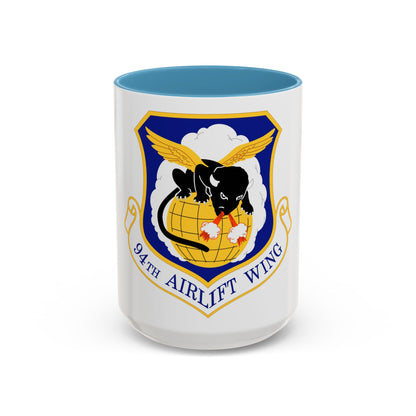 94th Airlift Wing (U.S. Air Force) Accent Coffee Mug