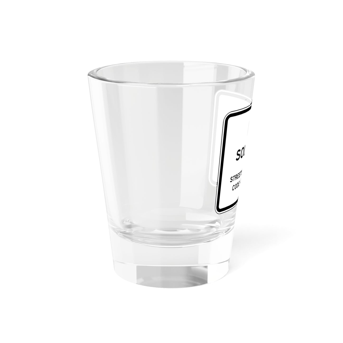 MUTCD-CA S25 (California) (Road Sign) Shot Glass 1.5oz
