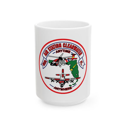 USCG Air Station Clearwater FL (U.S. Coast Guard) White Coffee Mug