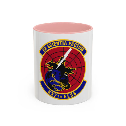 637th Electronic Systems Squadron (U.S. Air Force) Accent Coffee Mug