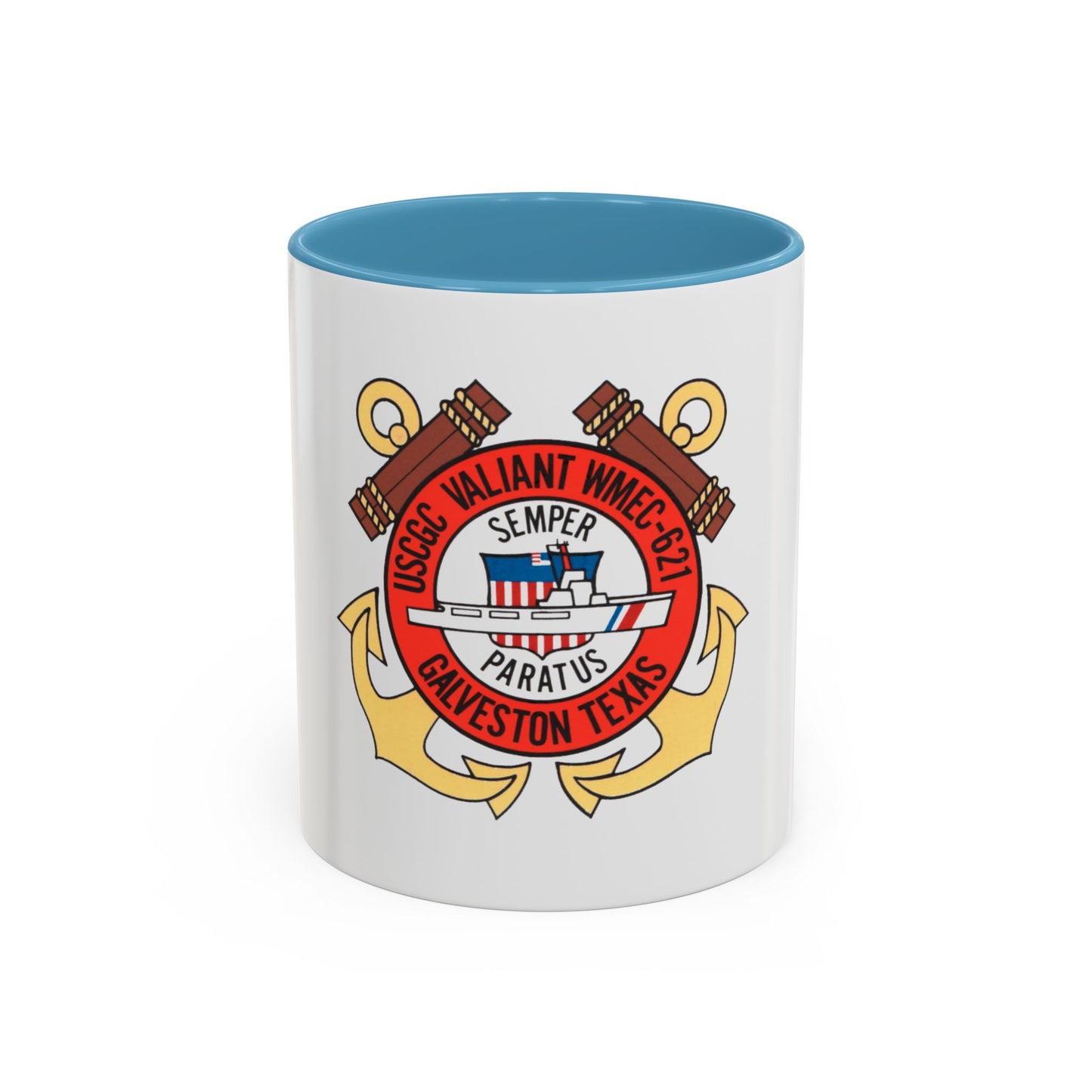 USCGC Valiant WMEC 621 (U.S. Coast Guard) Accent Coffee Mug