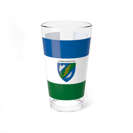 Flag of Somogyhatvan (Hungary) Pint Glass 16oz