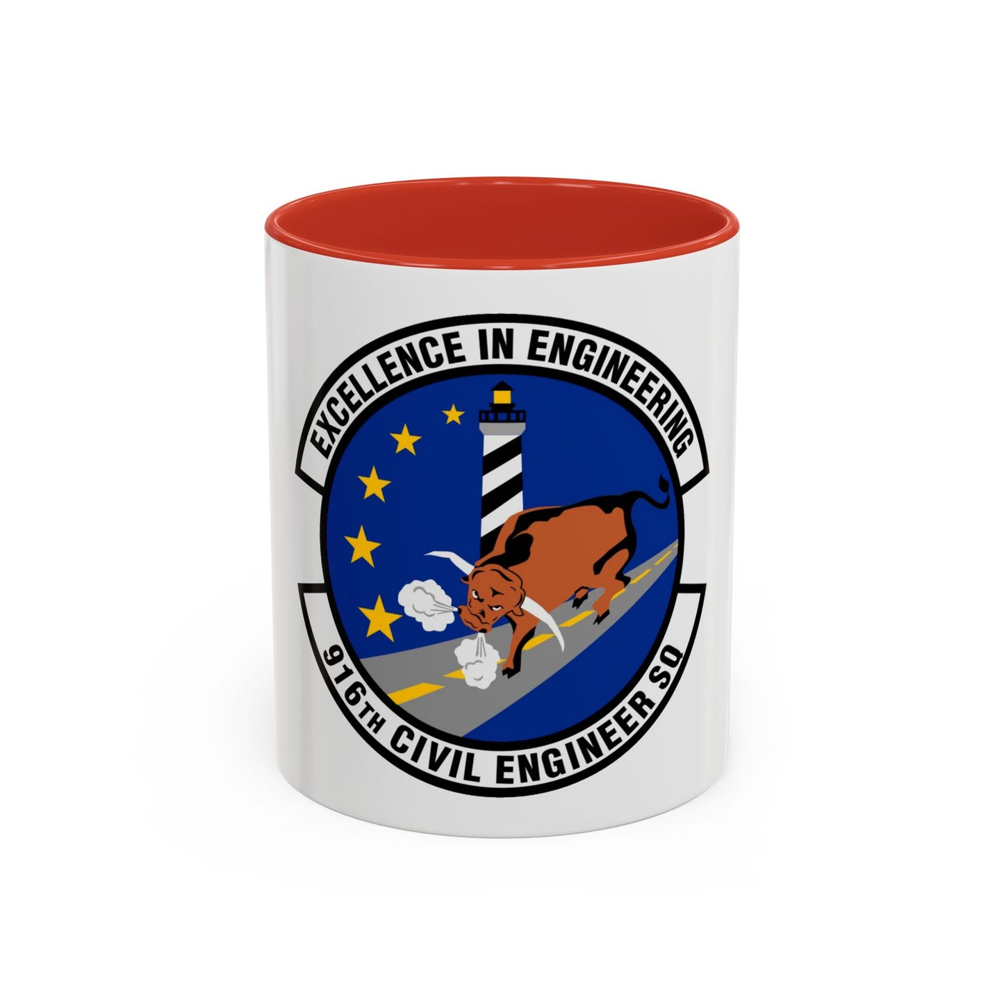 916th Civil Engineer Squadron (U.S. Air Force) Accent Coffee Mug