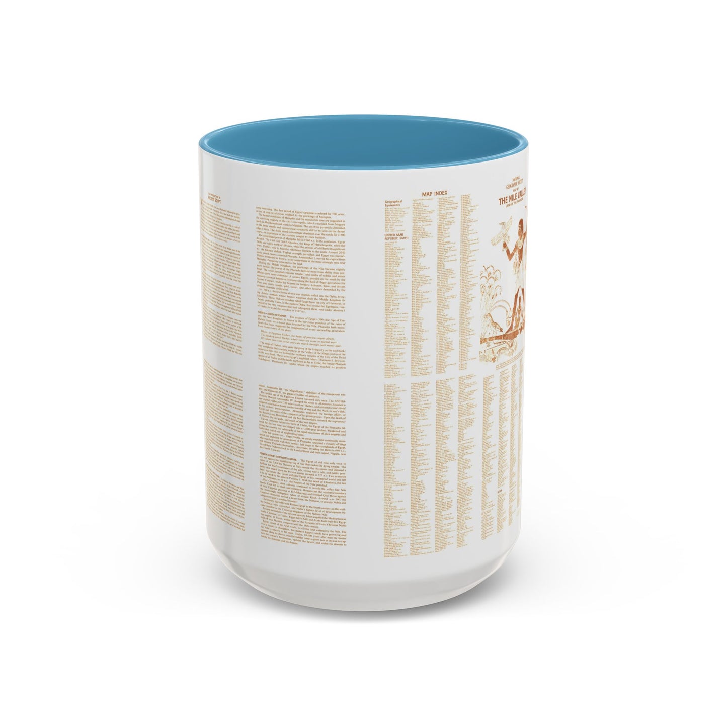 Egypt - Your Introduction to Ancient (1965) (Map) Accent Coffee Mug