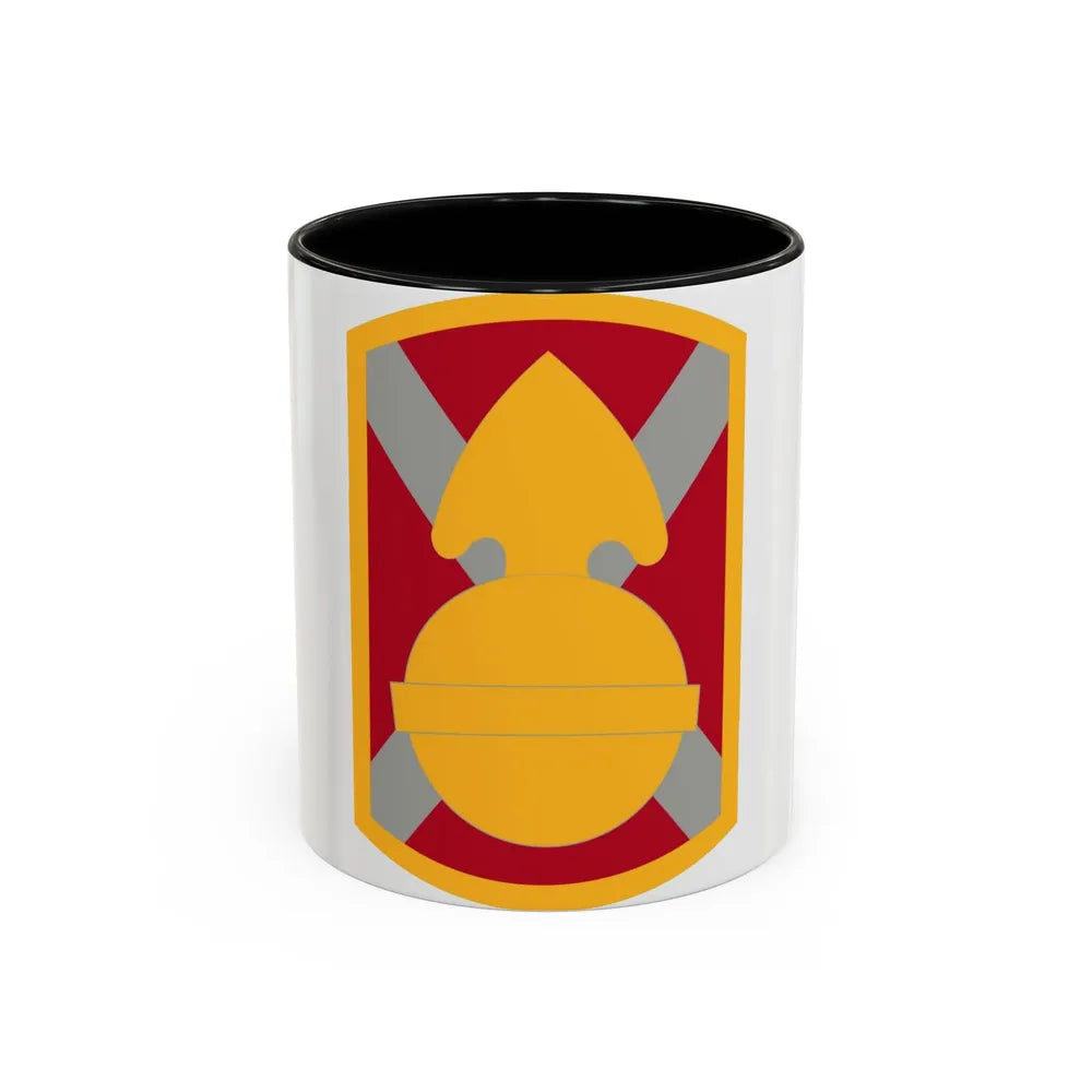 107th Artillery Brigade (U.S. Army) Accent Coffee Mug-11oz-Black-Go Mug Yourself