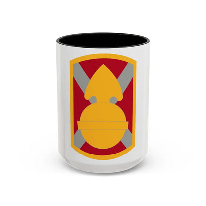 107th Artillery Brigade (U.S. Army) Accent Coffee Mug-15oz-Black-Go Mug Yourself