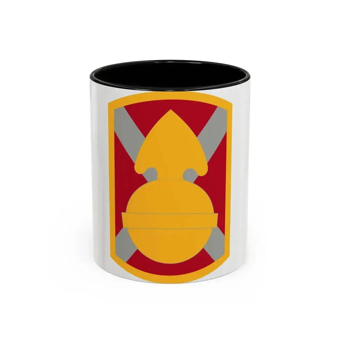 107th Artillery Brigade (U.S. Army) Accent Coffee Mug 11oz Black - Go Mug Yourself