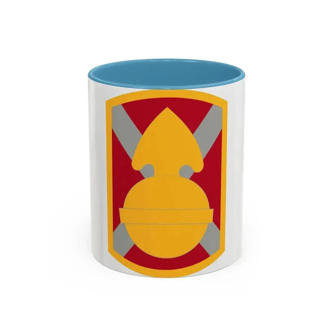 107th Artillery Brigade (U.S. Army) Accent Coffee Mug 11oz Light Blue - Go Mug Yourself