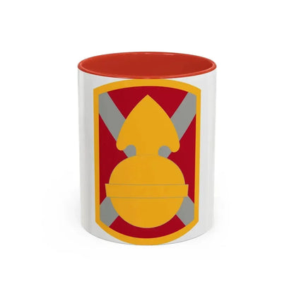 107th Artillery Brigade (U.S. Army) Accent Coffee Mug 11oz Red - Go Mug Yourself