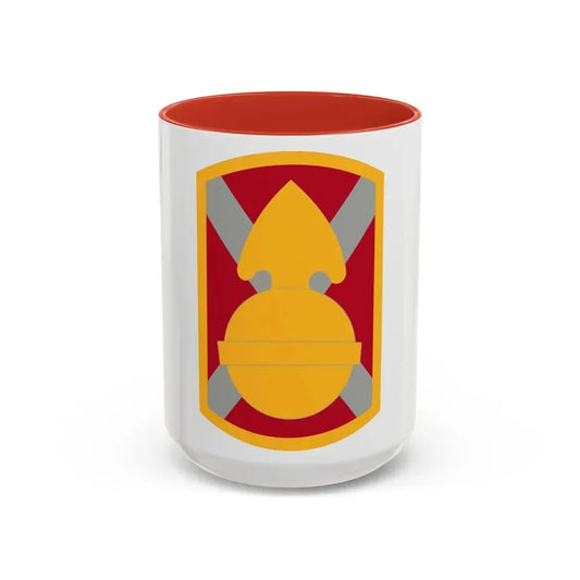 107th Artillery Brigade (U.S. Army) Accent Coffee Mug 15oz Red - Go Mug Yourself
