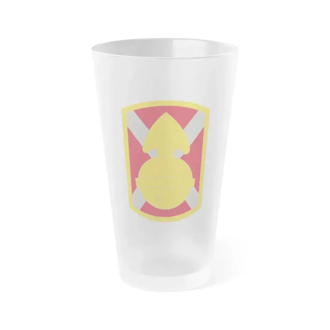 107th Artillery Brigade (U.S. Army) Frosted Pint Glass 16oz Default Title - Go Mug Yourself