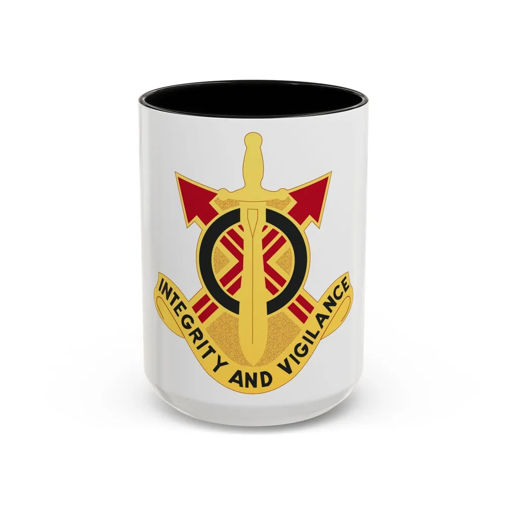 107th Artillery Group (U.S. Army) Accent Coffee Mug-15oz-Black-Go Mug Yourself