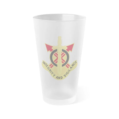 107th Artillery Group (U.S. Army) Frosted Pint Glass 16oz-Go Mug Yourself