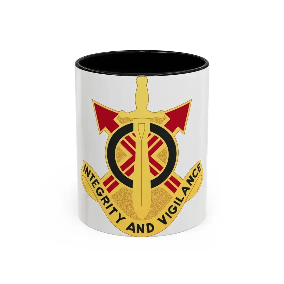 107th Artillery Group (U.S. Army) Accent Coffee Mug 11oz Black - Go Mug Yourself
