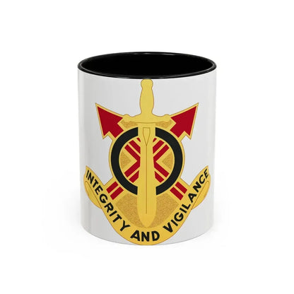 107th Artillery Group (U.S. Army) Accent Coffee Mug 11oz Black - Go Mug Yourself