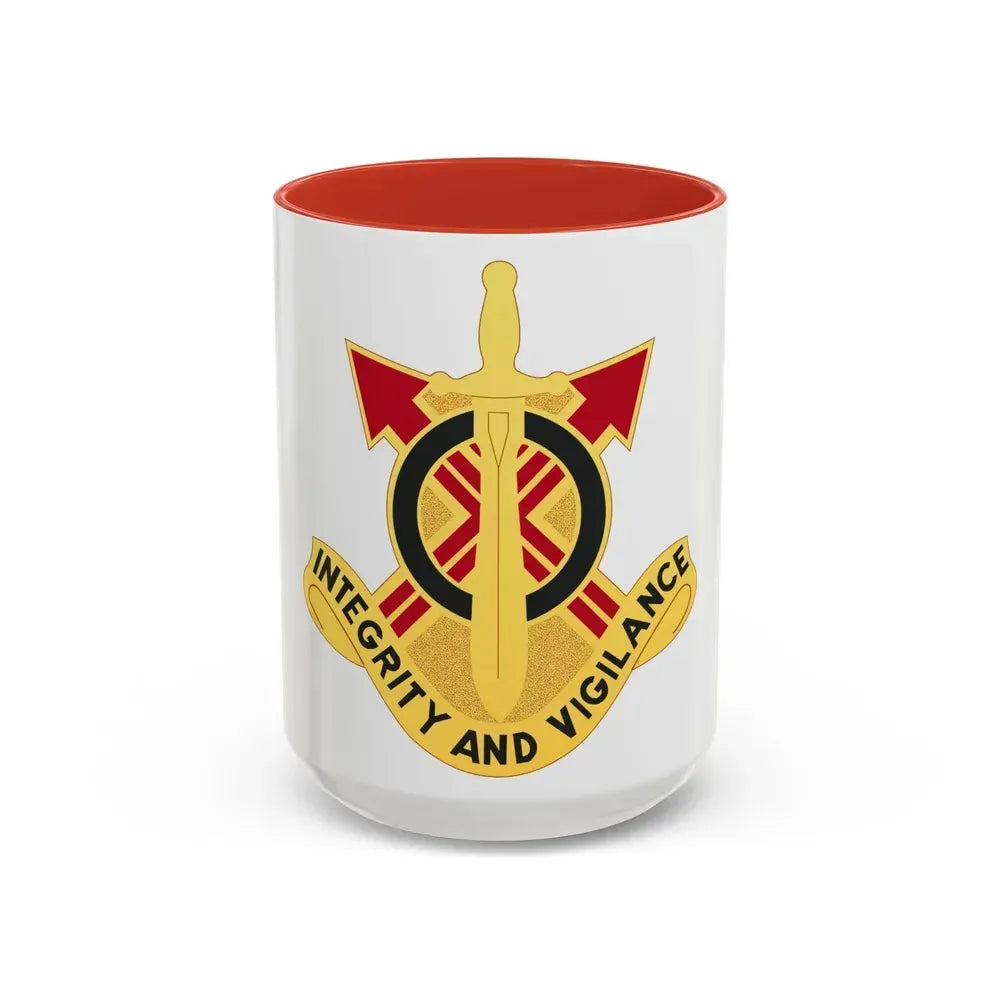 107th Artillery Group (U.S. Army) Accent Coffee Mug 11oz Light Blue - Go Mug Yourself