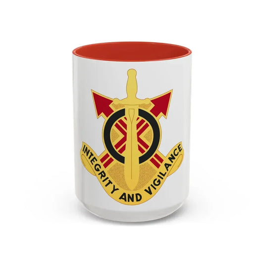 107th Artillery Group (U.S. Army) Accent Coffee Mug 11oz Light Blue - Go Mug Yourself