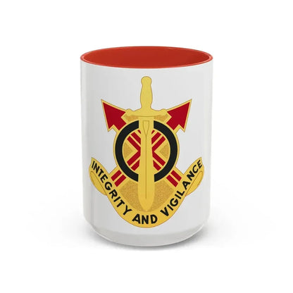 107th Artillery Group (U.S. Army) Accent Coffee Mug 11oz Light Blue - Go Mug Yourself
