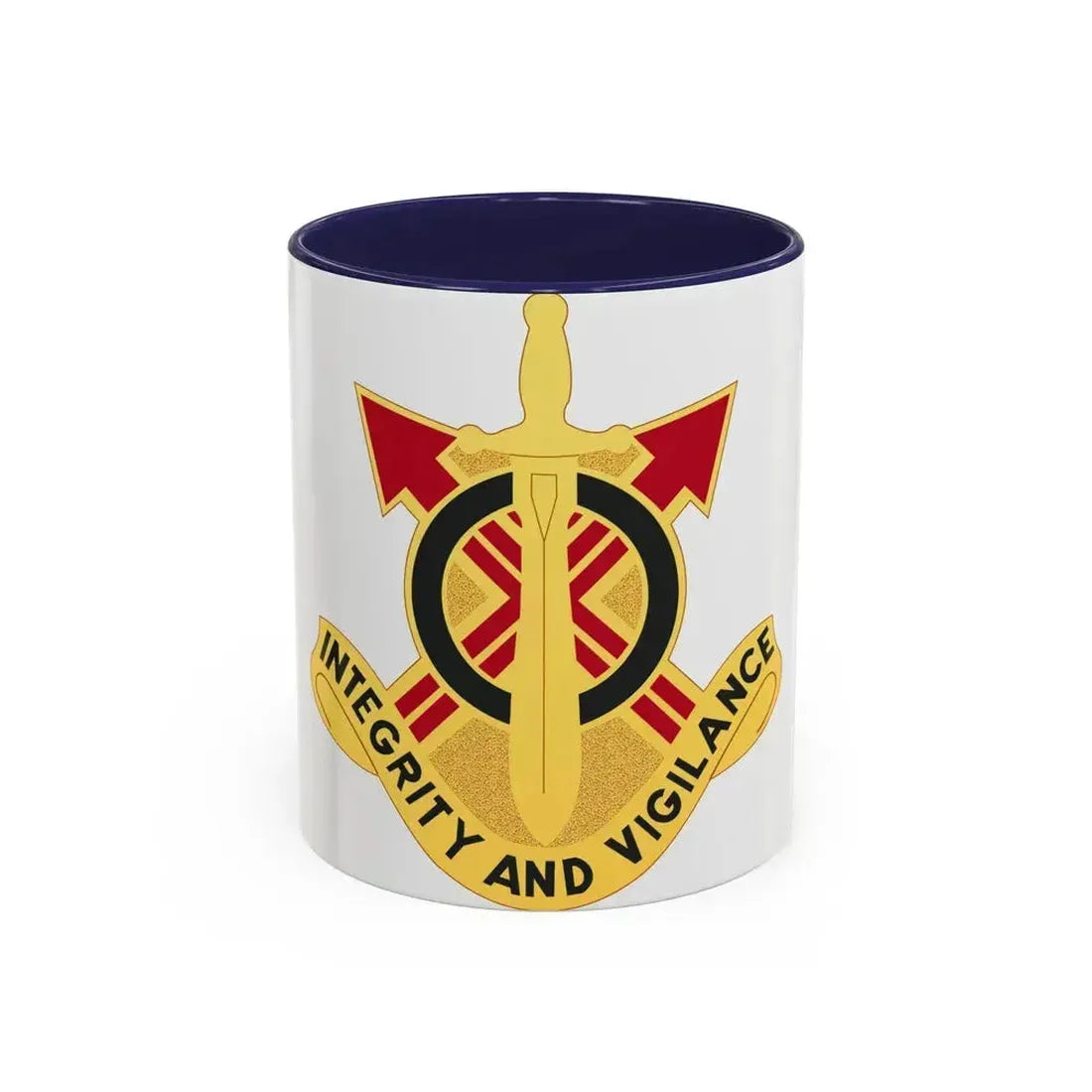 107th Artillery Group (U.S. Army) Accent Coffee Mug 11oz Navy - Go Mug Yourself