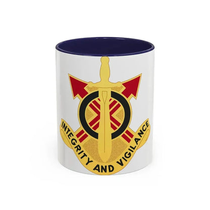 107th Artillery Group (U.S. Army) Accent Coffee Mug 11oz Navy - Go Mug Yourself