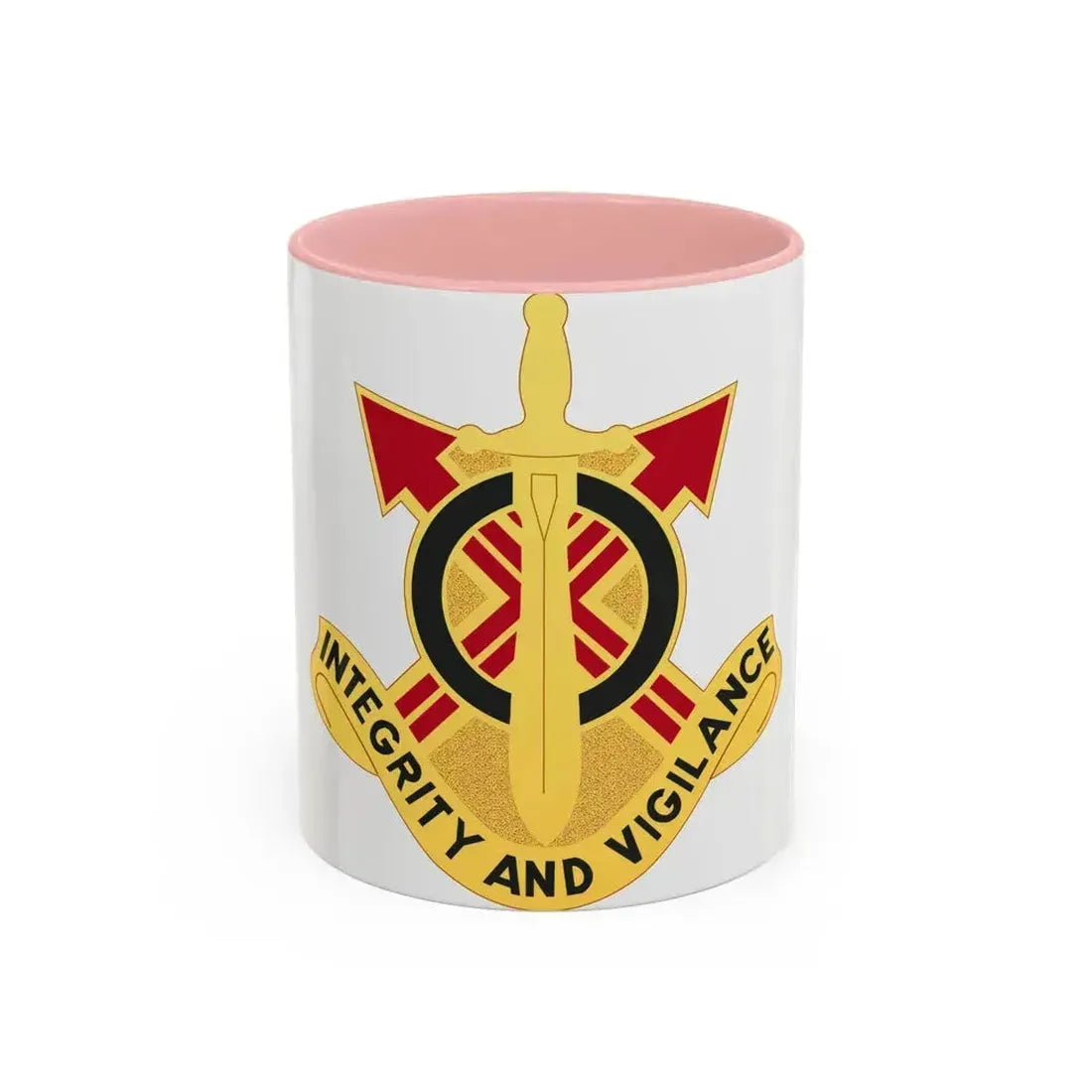 107th Artillery Group (U.S. Army) Accent Coffee Mug 11oz Pink - Go Mug Yourself